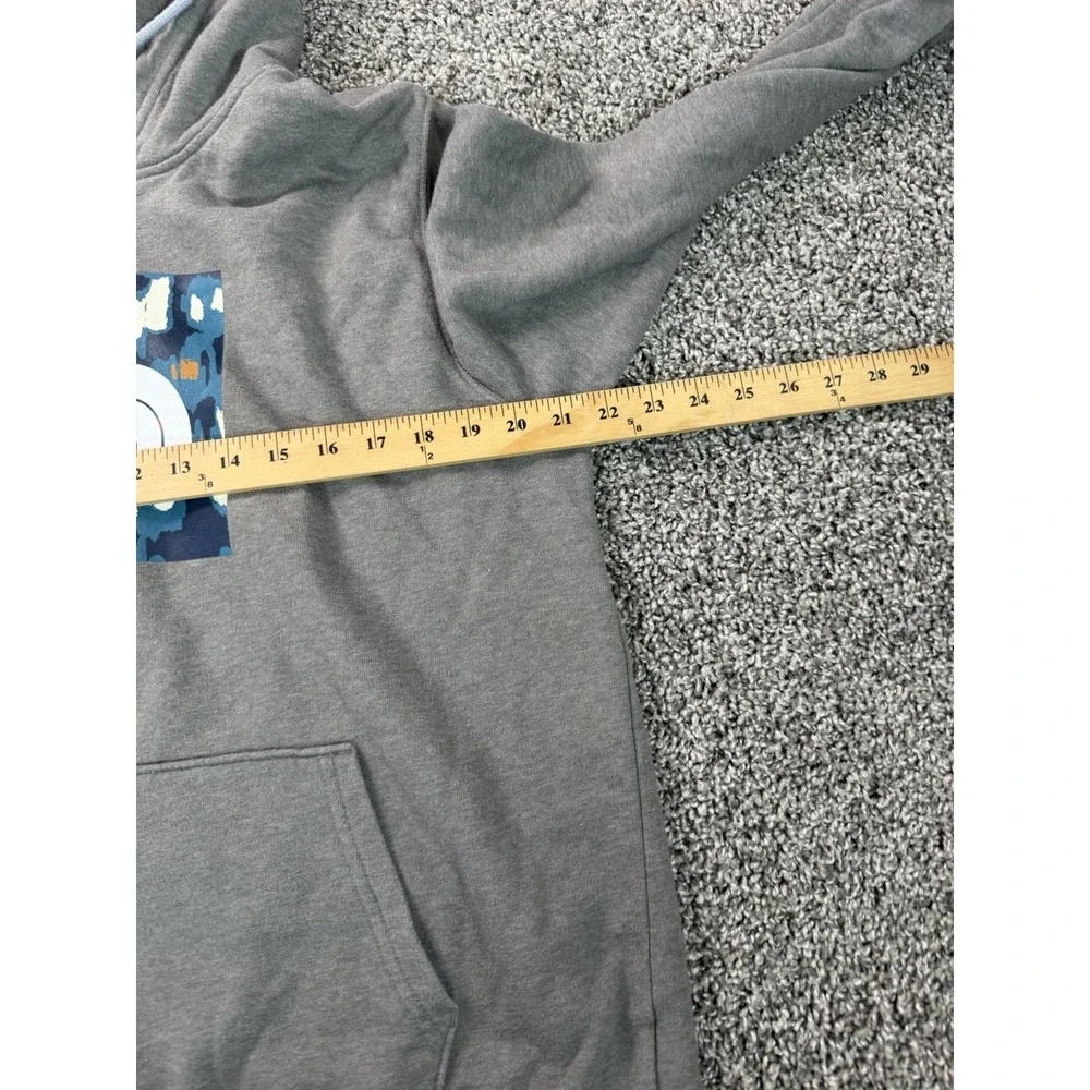 The North Face Fleece Hoodie Men's Size Medium Gray Outdoor